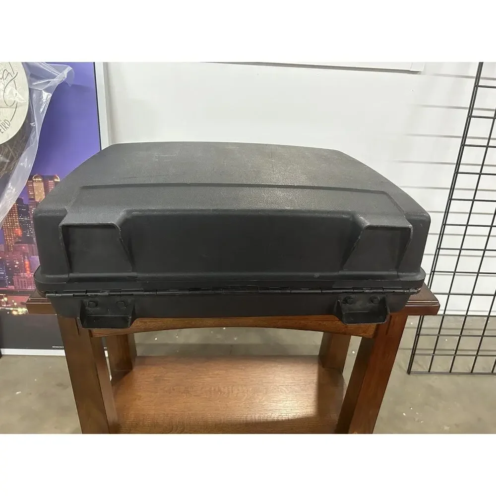 Vintage Delsey Club Hardside black Luggage Suitcase 21x16x8